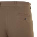 Pantalón tipo chino unisex elástico en algodón y elastano 260 g/m2 color natural sexta vista