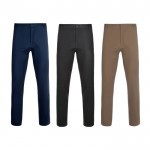 Pantalón tipo chino unisex elástico en algodón y elastano 260 g/m2 varios colores