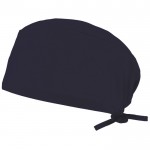 Gorro sanitario de sarga en poliéster y algodón 190 g/m2 color azul