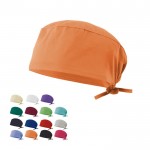 Gorro sanitario de sarga en poliéster y algodón 190 g/m2 varios colores