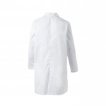 Blusa de sarga unisex en poliéster y algodón de 180 g/m2 color blanco segunda vista