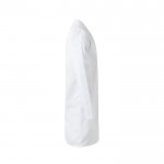 Blusa de sarga unisex en poliéster y algodón de 180 g/m2 color blanco tercera vista