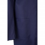 Blusa de trabajo de sarga de poliéster y algodón 175 g/m2 color azul sexta vista