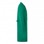 Blusa de trabajo de sarga de poliéster y algodón 175 g/m2 color verde cuarta vista