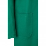 Blusa de trabajo de sarga de poliéster y algodón 175 g/m2 color verde sexta vista