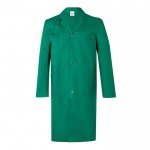 Blusa de trabajo de sarga de poliéster y algodón 175 g/m2 color verde