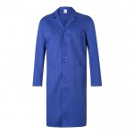 Blusa de trabajo de sarga de poliéster y algodón 175 g/m2 color azul real