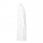 Bata laboral de manga larga de poliéster y algodón 175 g/m2 color blanco cuarta vista