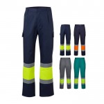Pantalón de trabajo unisex de poliéster y algodón 190 g/m2 varios colores