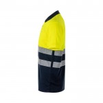 Polo de manga corta laboral unisex ojo de perdiz 140 g/m2 tercera vista