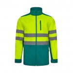 Chaqueta softshell con forro polar en poliéster y elastano 280 g/m2