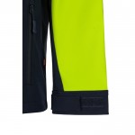 Chaqueta polar softshell extra grande de poliéster y elastano 280 g/m2 color amarillo sexta vista