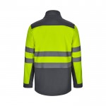Chaqueta polar softshell extra grande de poliéster y elastano 280 g/m2 segunda vista