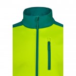Chaqueta polar softshell extra grande de poliéster y elastano 280 g/m2 quinta vista