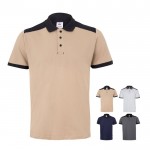 Polo de trabajo piqué unisex en manga corta de poliéster 200 g/m2 varios colores