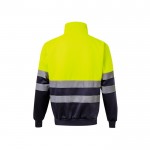Jersey polar bicolor de trabajo en poliéster de 300 g/m2 segunda vista