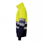 Jersey polar bicolor de trabajo en poliéster de 300 g/m2 tercera vista