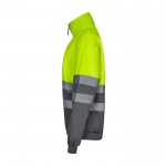 Jersey polar bicolor de trabajo en poliéster de 300 g/m2 tercera vista