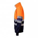 Jersey polar bicolor de trabajo en poliéster de 300 g/m2 tercera vista