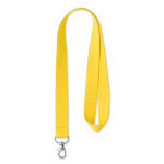 Lanyards personalizados baratos eventos color amarillo
