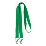 Lanyard doble corporativo color verde