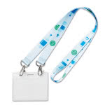 Lanyard dos cierres con logotipo empresa