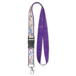 Lanyards publicidad con hebilla sublimados