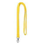 Lanyards de tipo cordón publicitarios color amarillo