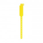 Pulsera de vinilo ideal para el control de accesos en festivales color amarillo