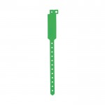 Pulsera de vinilo fluorescente para festivales y fiestas color verde claro