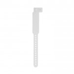 Pulsera identificativa infantil ideal para fiestas y eventos color blanco