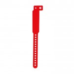 Pulsera identificativa infantil ideal para fiestas y eventos color rojo