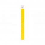 Pulsera de tyvek ideal para festivales resistente al agua color amarillo