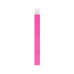 Pulsera de tyvek ideal para festivales resistente al agua color rosa