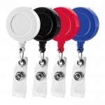 Porta credenciales extenisble con casquillo de resina con clip