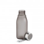 Botella de plástico reciclado estilo mate con mosquetón 350ml color negro vista 1