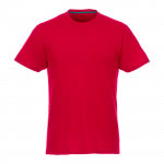 Camisetas impresas poliéster reciclado 160 g/m2 color rojo