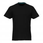 Camisetas impresas poliéster reciclado 160 g/m2 color negro