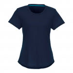 Camisetas mujer recicladas impresas color azul oscuro