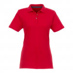 Polo mujer sostenible 220 g/m2 color rojo