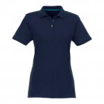 Polo mujer sostenible 220 g/m2 color azul marino