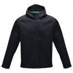 Chaquetas soft shell corporativas recicladas color negro