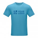 Camiseta hombre algodón orgánico GOTS 160 g/m2 Elevate NXT color azul vista principal