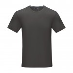 Camiseta hombre algodón orgánico GOTS 160 g/m2 Elevate NXT color gris oscuro segunda vista frontal