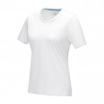Camiseta mujer algodón orgánico GOTS 160 g/m2 Elevate NXT color blanco