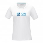 Camiseta mujer algodón orgánico GOTS 160 g/m2 Elevate NXT color blanco vista principal