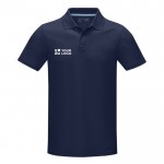 Polo algodón orgánico GOTS de hombre 180 g/m2 Elevate NXT color azul marino vista principal