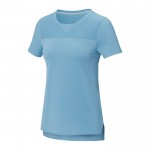 Camiseta sostenible mujer 160 g/m2 color azul claro
