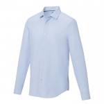 Camisa de algodón orgánico 121 g/m2 color azul claro