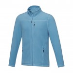 Chaqueta polar de poliéster reciclado hombre 174 g/m2 Elevate NXT color azul